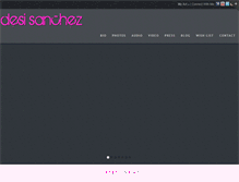 Tablet Screenshot of desisanchez.com